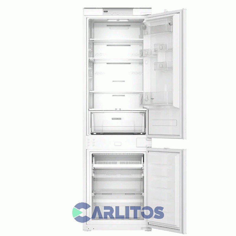 Heladera No Frost Whirpool Combi Inverter 244 Litros Blanca Paneable Wre44bk
