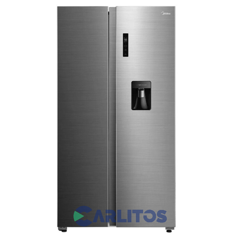 Heladera No Frost Side By Side Midea Inverter 521 Litros Acero Inoxid Mdrs710fge46adw