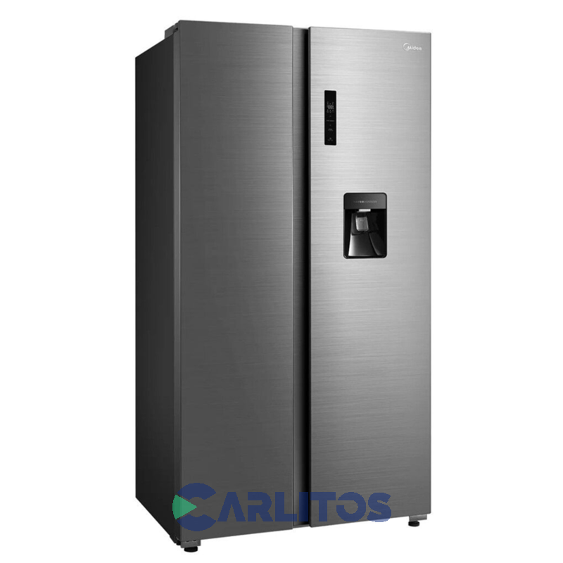 Heladera No Frost Side By Side Midea Inverter 521 Litros Acero Inoxid Mdrs710fge46adw