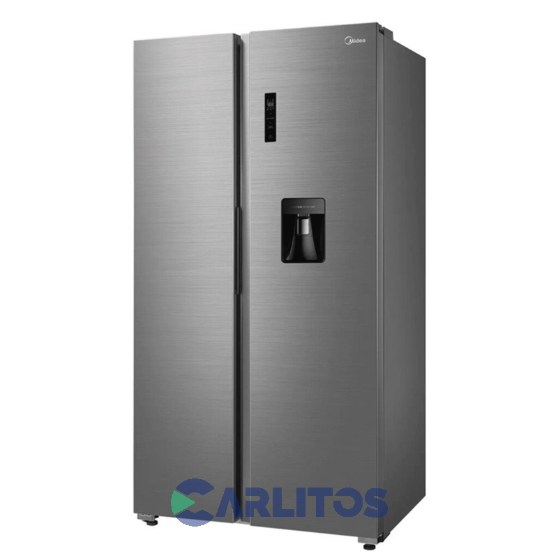 Heladera No Frost Side By Side Midea Inverter 521 Litros Acero Inoxid Mdrs710fge46adw