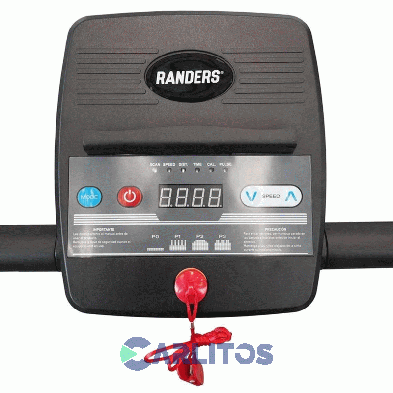 Fitness Cinta Motorizada 1 Hp Inclinación Manual Randers