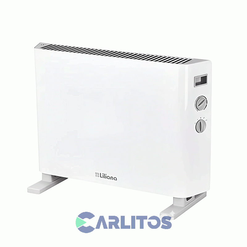 Estufa Convector Lilliana Con Forzador Silver 1000/2000 w Cfm20