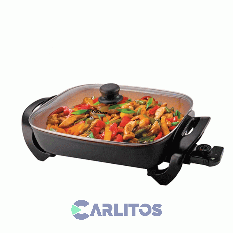 Parrilla Electrica Lilliana Grill Con Tapa De Vidrio Aak920