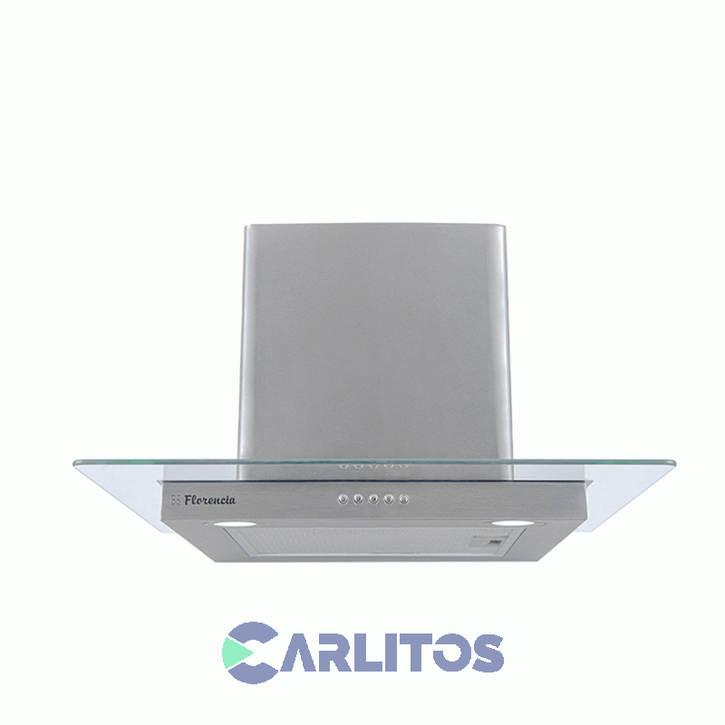 Campana Extractora Florencia Acero Inoxidable Vidrio 60 Cm Cr60v