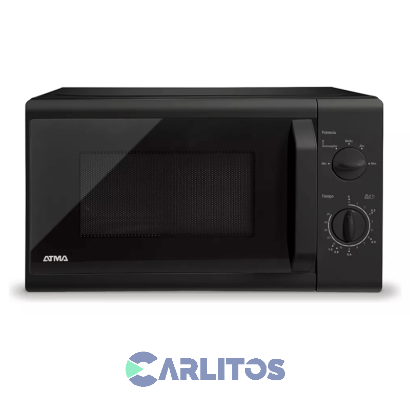 Microondas Rotativo Atma 20 Litros Negro Matrb20uap