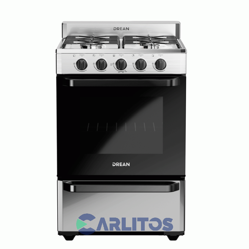 Cocina A Gas Drean 56 CM Acero Inoxidable Multigas Cd5602ai0