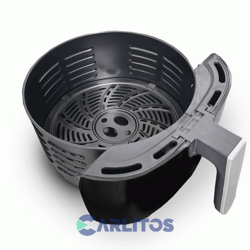 Freidora De Aire Steel Home Fryer Digital Negra Af5lk-sh