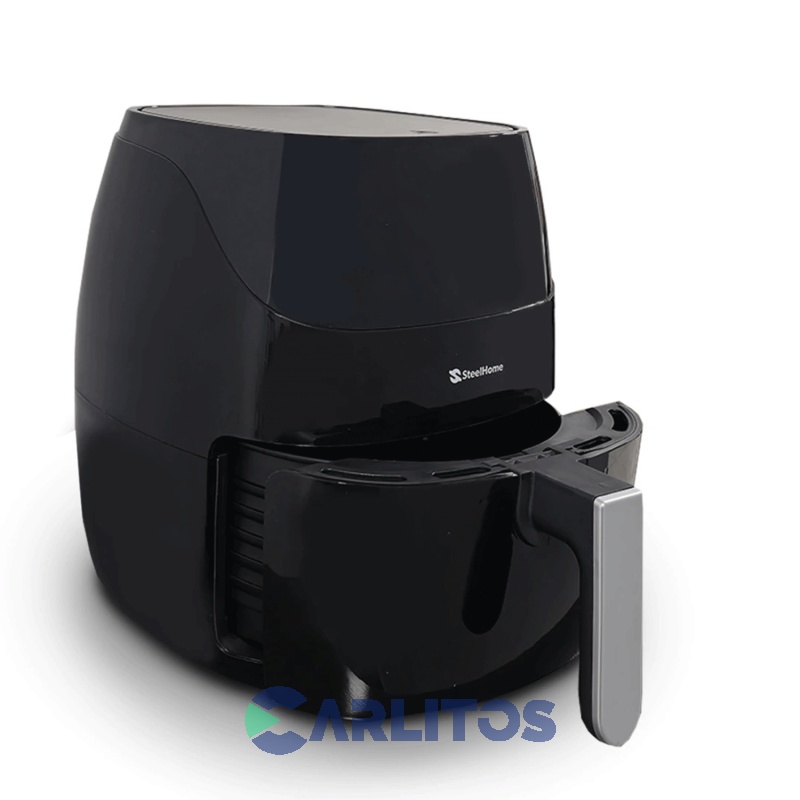 Freidora De Aire Steel Home Fryer Digital Negra Af5lk-sh