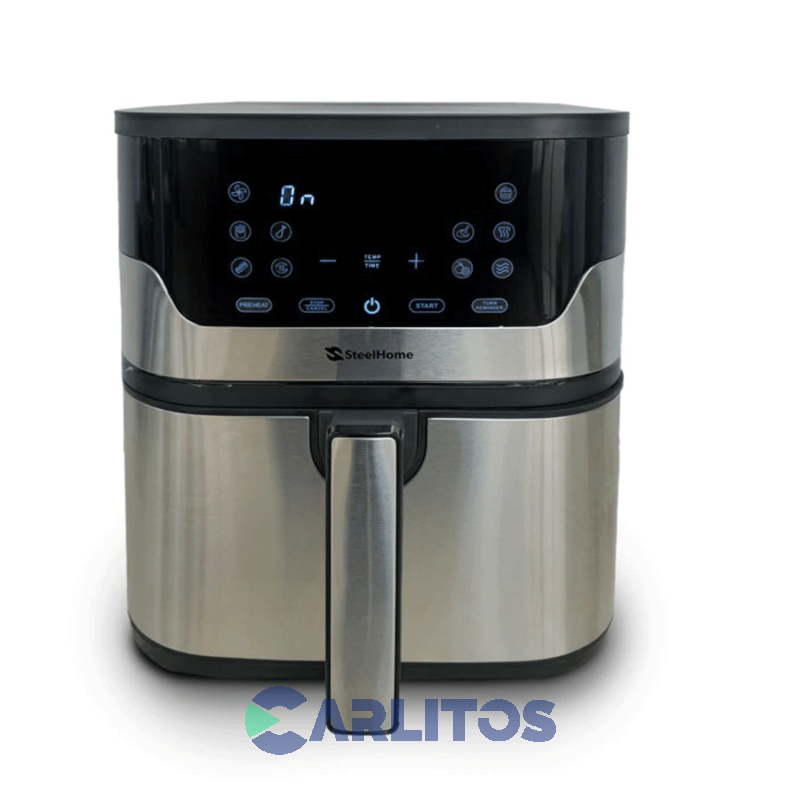 Freidora De Aire Fryer Digital Acero Inoxidable Steel Hhome Af8lo-sh