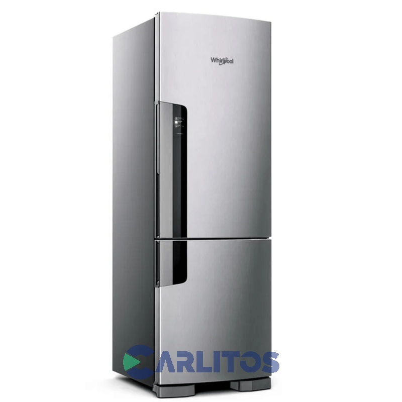 Heladera No Frost Whirpool Combi Inverter 397 Litros Acero Inoxidable Wre44bk