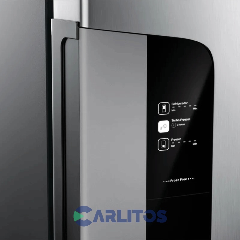 Heladera No Frost Whirpool Combi Inverter 397 Litros Acero Inoxidable Wre44bk