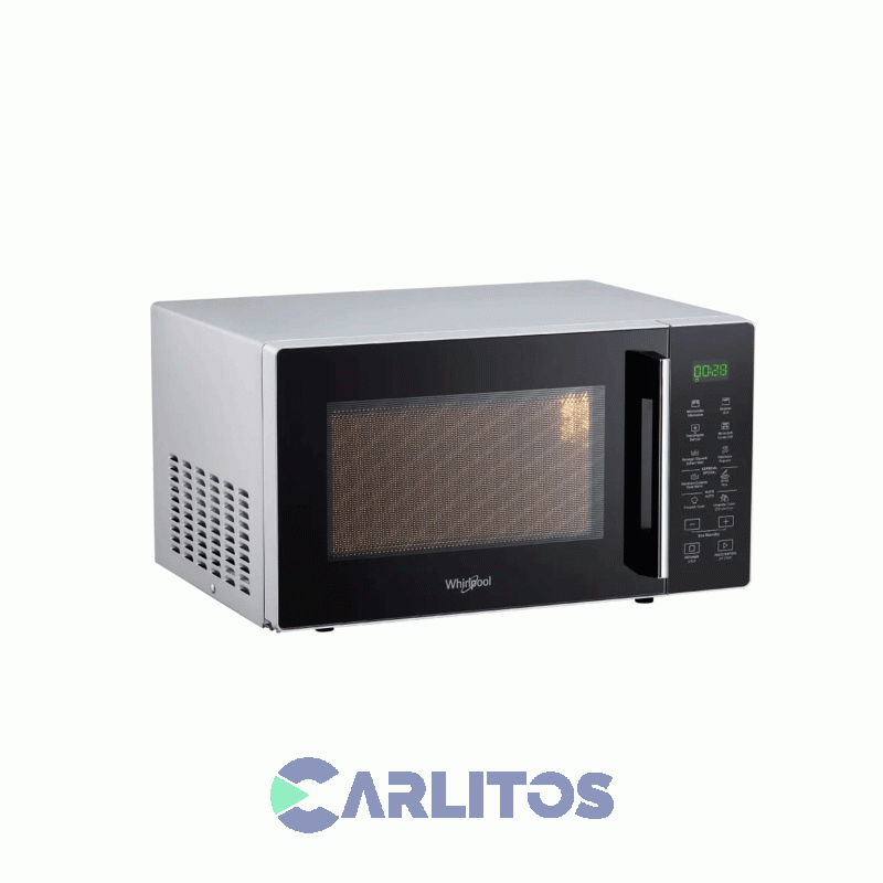 Microondas Digital Con Grill Whirlpool 25 Litros Silver Wms25bs