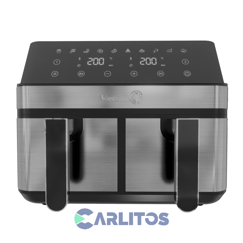 Freidora de Aire Fryer Morelli Fritello Duo Digital Acero Inoxidable 700300