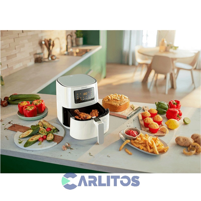 Freidora De Aire Philips Fryer Viva Collection Digital Blanca Hd9252/00