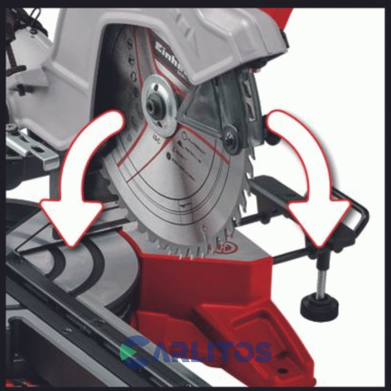 Sierra Ingletadora Telescopica Einhell 1800 Watts - 4800 Rpm Te-sm 10 L Dual