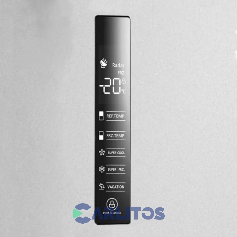 Heladera No Frost Side By Side Midea 470 Litros Inverter Acero IRf-f17xar1