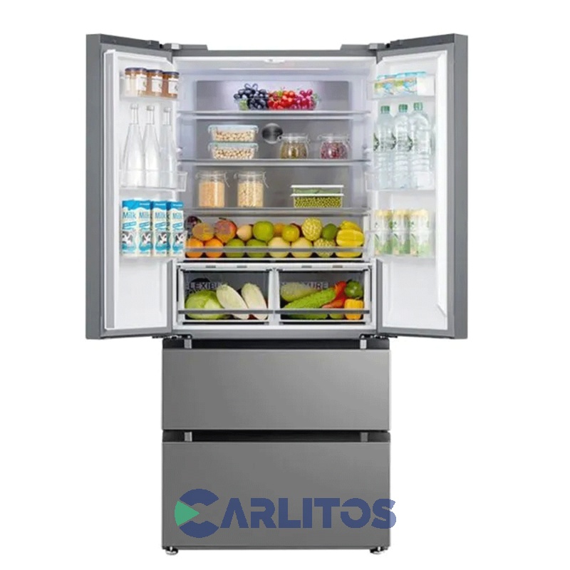Heladera No Frost Side By Side Midea 470 Litros Inverter Acero IRf-f17xar1
