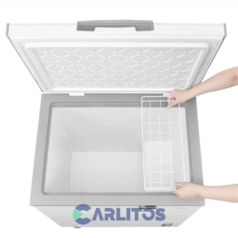 Freezer Horizontal Midea 194 Litros Inverter Blanco Mdrc284fze01