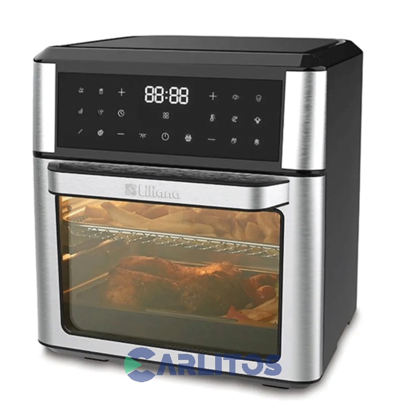 Freidora De Aire Fryer Lilliana Aircook Digital Negra af950