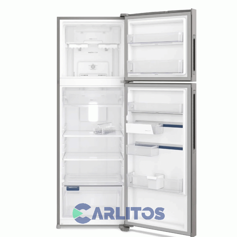 Heladera No Frost Electrolux Inverter 408 Litros Gris Plata If43s