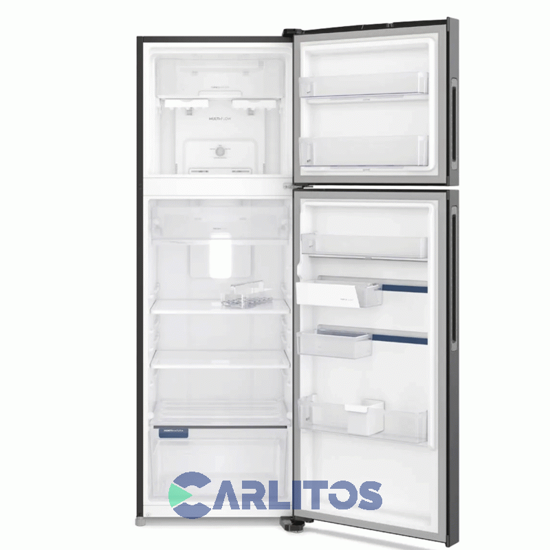 Heladera No Frost Electrolux Inverter 424 Litros Gris Plata Iw45s