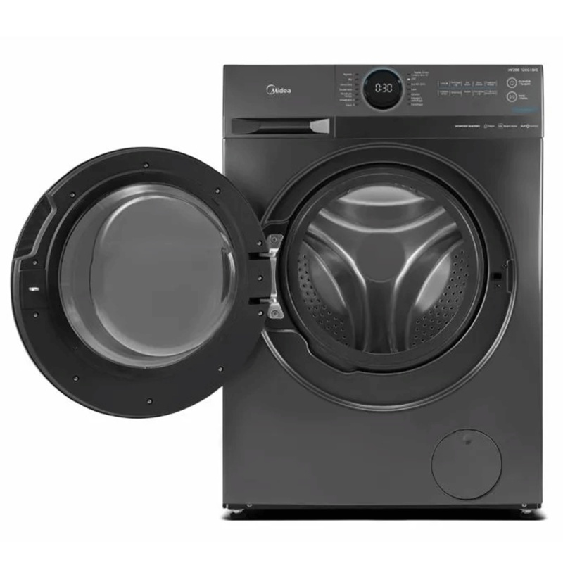 Lavasecarropa Midea Inverter 12+8 kg -1400 RPM Gris Mf200d120b/t-a1