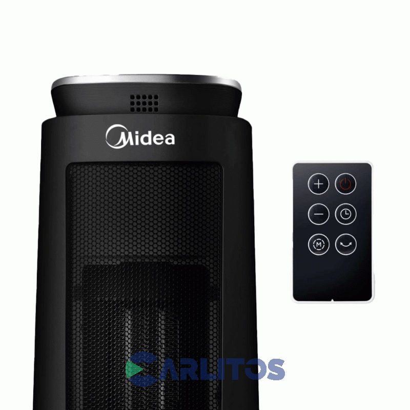 Estufa Turbo De Placa Ceramica Midea Con Forzador Turbopower 2000 Watts Tch-F20be1