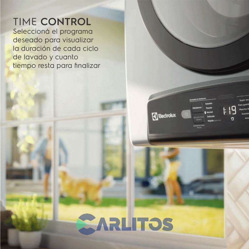 Secarropa Automatico Por Calor Y Condensacion Electrolux 7 Kg Blanco - Eseb7