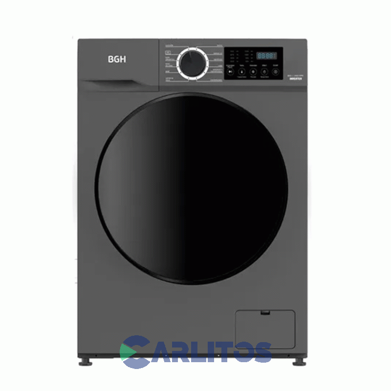 Lavarropa Carga Frontal Bgh Inverter 6 KG -1000 RPM Gris Bwfi06s24ar