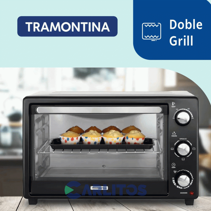 Horno Electrico Grill Tramontina 40 Litros Glass Cook