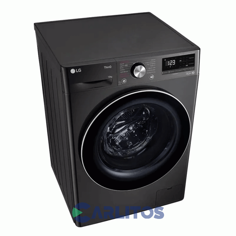 Lavarropa Carga Frontal Lg Inverter 10 KG - 1400 RPM Gris Con Wifi Wm10bvc4s6
