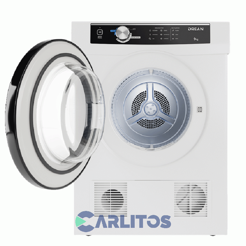 Secarropa Automatico Por Calor Drean 9 KG Blanco -Sed090vbcl