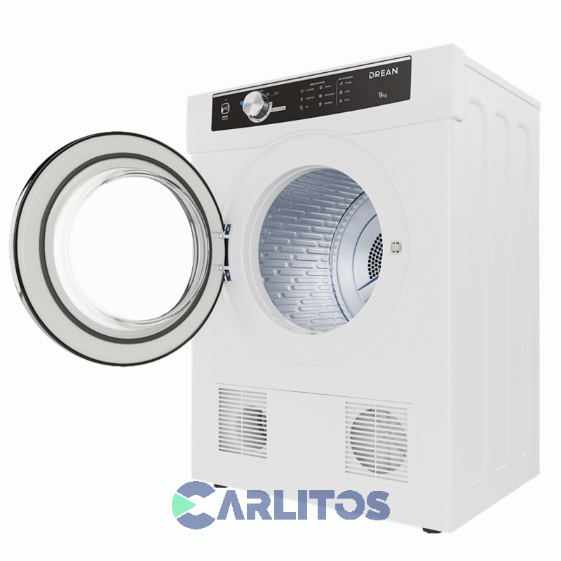 Secarropa Automatico Por Calor Drean 9 KG Blanco -Sed090vbcl