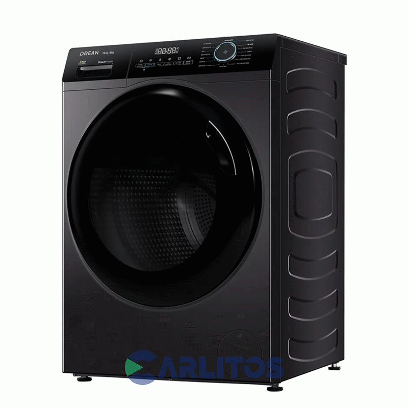 LAVASECARROPA CARGA FRONTAL 12+8 KG GRIS 1400 RPM INVERTER DREAN LSCDR1208SG