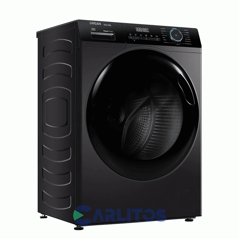 LAVASECARROPA CARGA FRONTAL 12+8 KG GRIS 1400 RPM INVERTER DREAN LSCDR1208SG