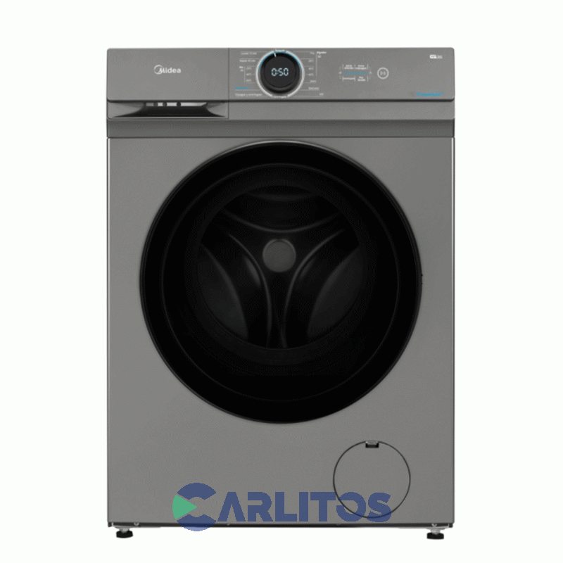 Lavarropa Carga Frontal Midea 6 KG - 1000 RPM Plata Mf100w60/t-a1