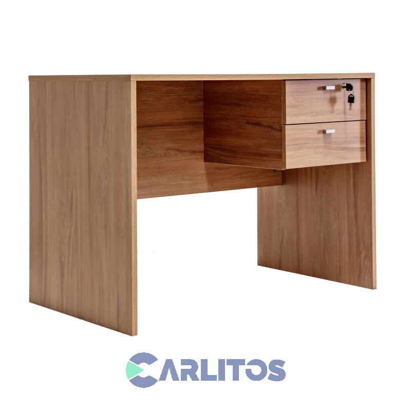 Escritorio Profesional 2 Cajones 1.00 Mts Platinum Acacia