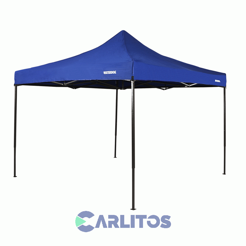 Gazebo Plegable Waterdog Con Paredes 3 X 3 X 3.20 Expo303bl Azul