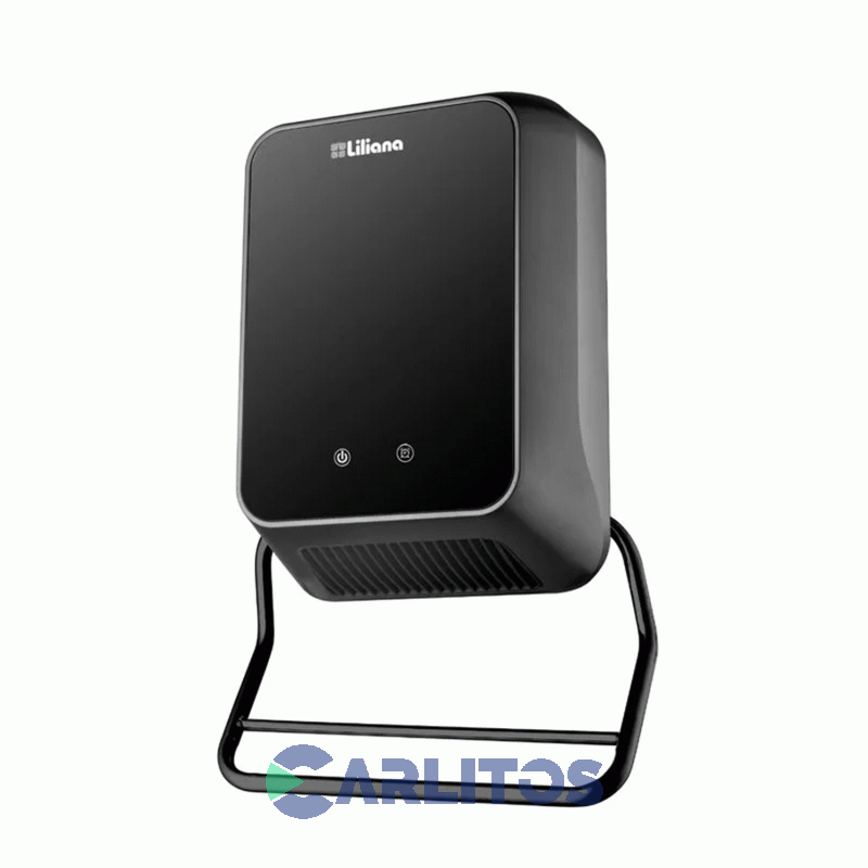 Caloventor De Vidrio Liliana Tipo Split De Pared 3 En 1 2000 Watts.Multihea Negro Cwd961