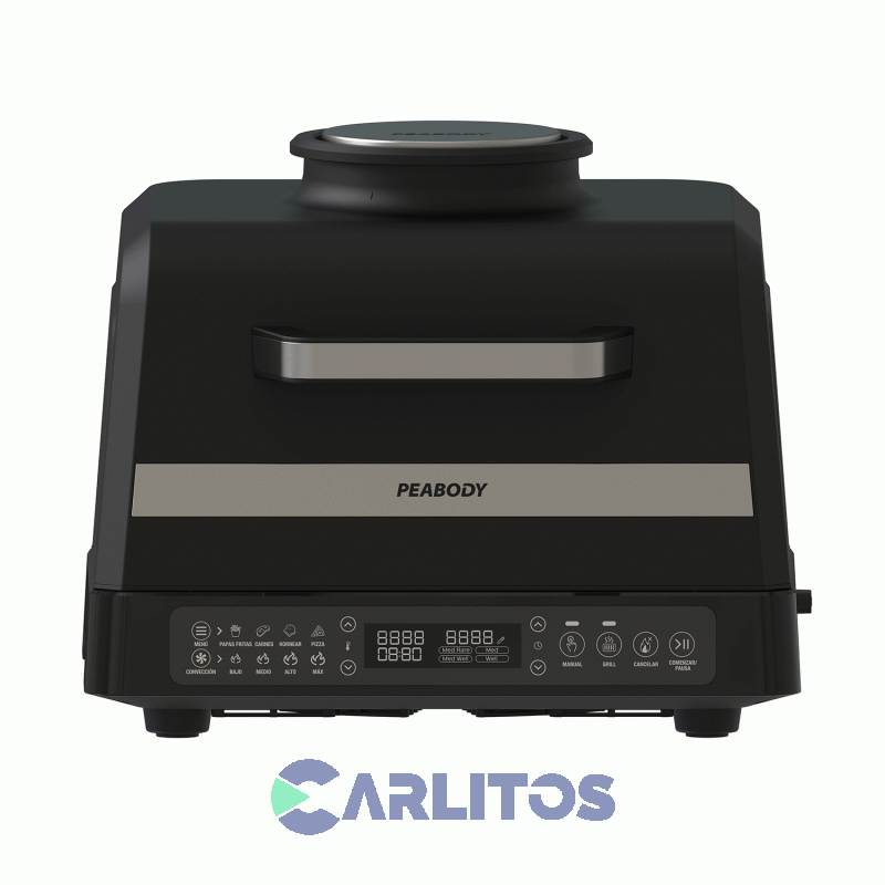 Freidora De Aire Y Grill Peabody Pe-afg02n Acero Inoxidable