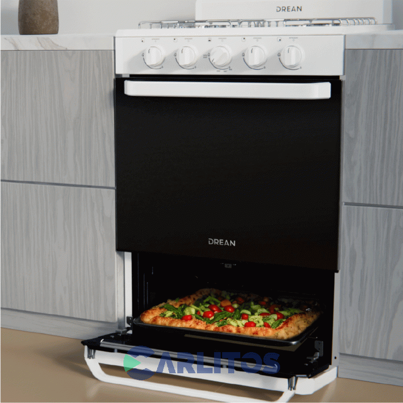 Cocina A Gas Drean 56 CM Blanca Multigas Cd5602ab0