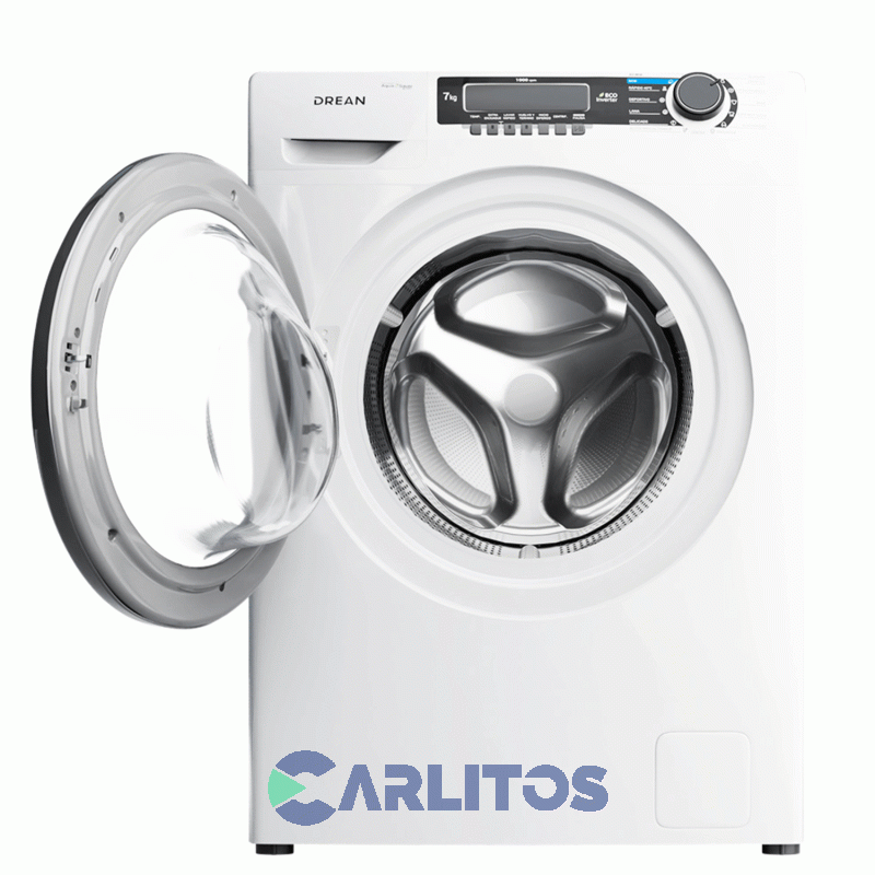 Lavarropa Carga Frontal Drean Inverter 7 KG - 1000 Rpm Blanco Lfdr0710sb0