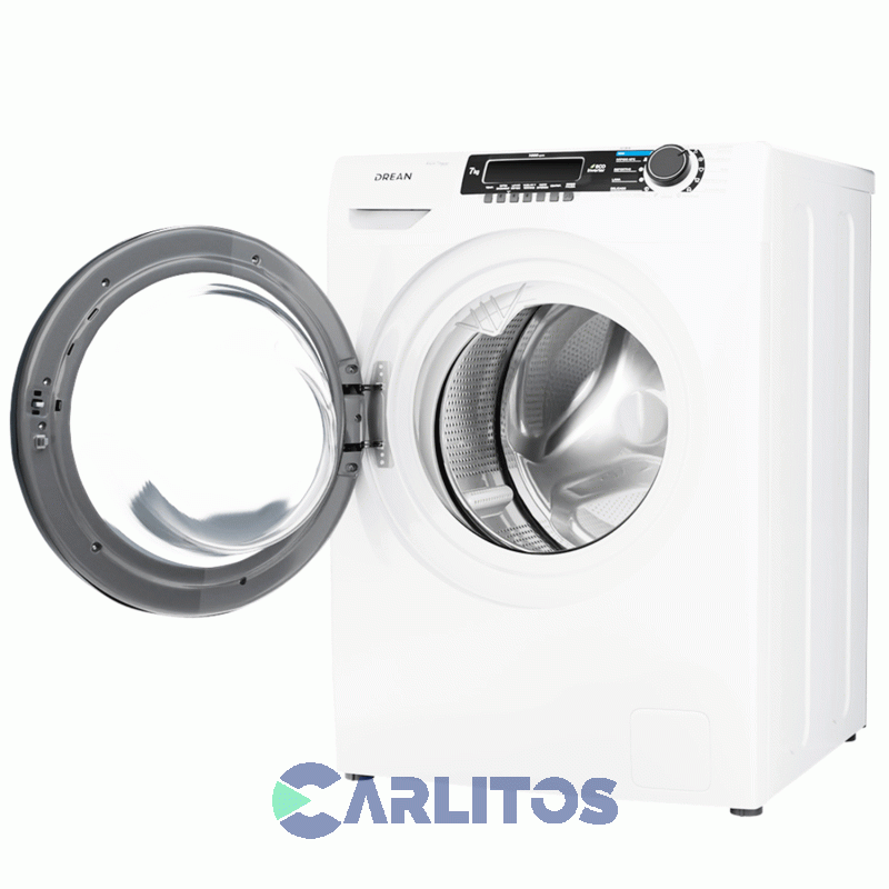 Lavarropa Carga Frontal Drean Inverter 7 KG - 1000 Rpm Blanco Lfdr0710sb0