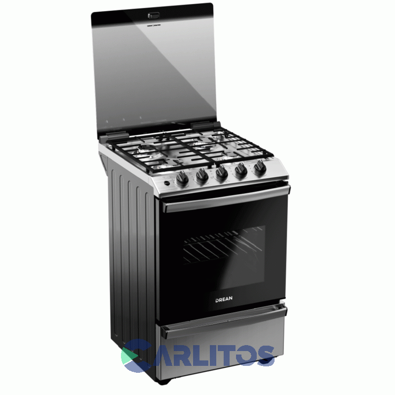 Cocina A Gas Drean 56 CM Acero Inoxidable Multigas Cd5614ai0