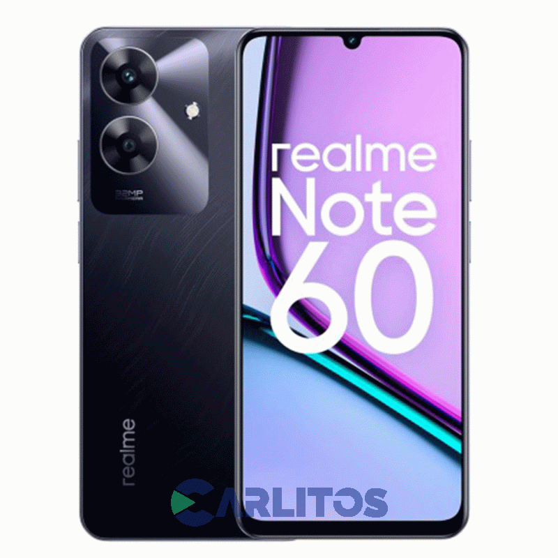 Celular Libre Realme Note 60-128GB Marble Black