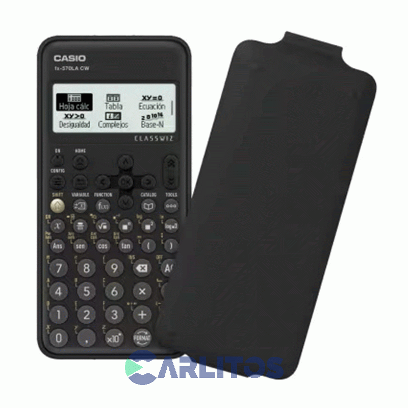 Calculadora Científica 550 Funciones Color Negro Casio Fx-570la Cw