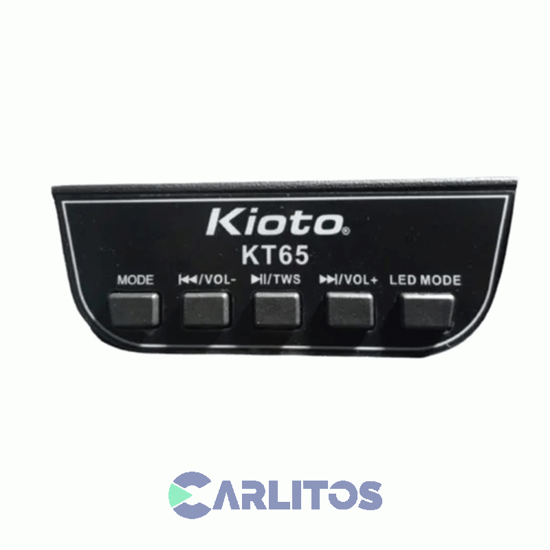 Parlante Portátil Kioto Con Bluetooth Y Batería 8 Watts Rms Kt-65