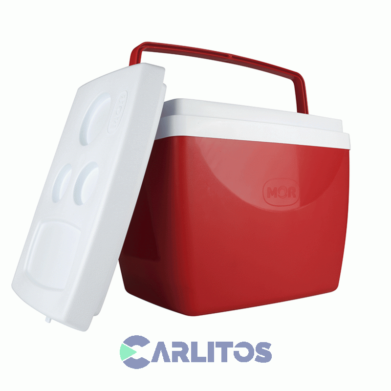 Conservadora Mor 34 Litros Ice Cold con Asa 25108162 Rojo