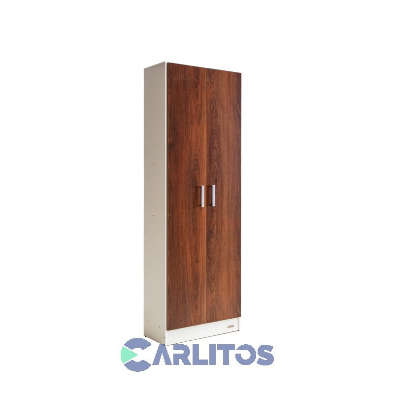 Organizador Multifunción 2 Puertas Platinum Blanco y Roble Antiguo