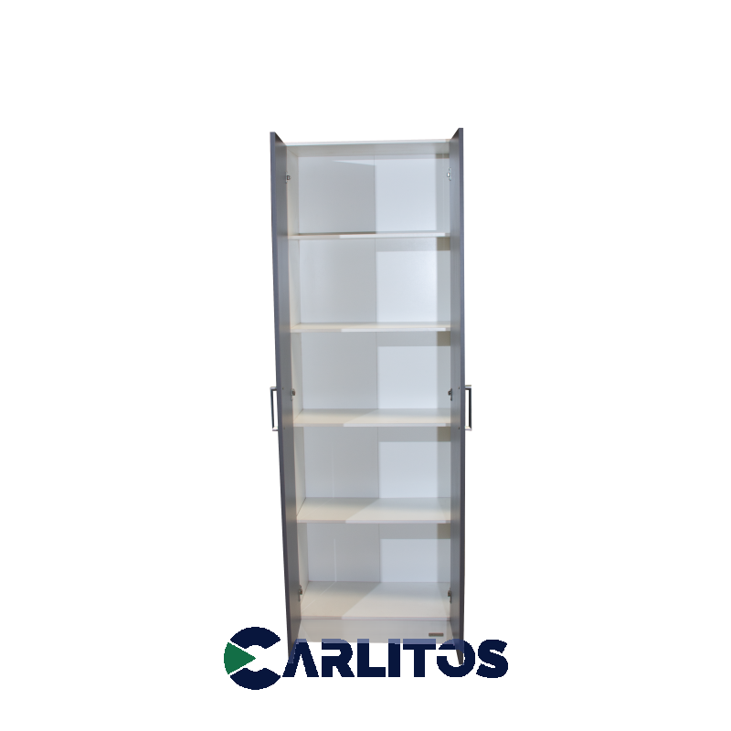 Organizador Multifunción 2 Puertas Platinum Blanco y Gris Grafito